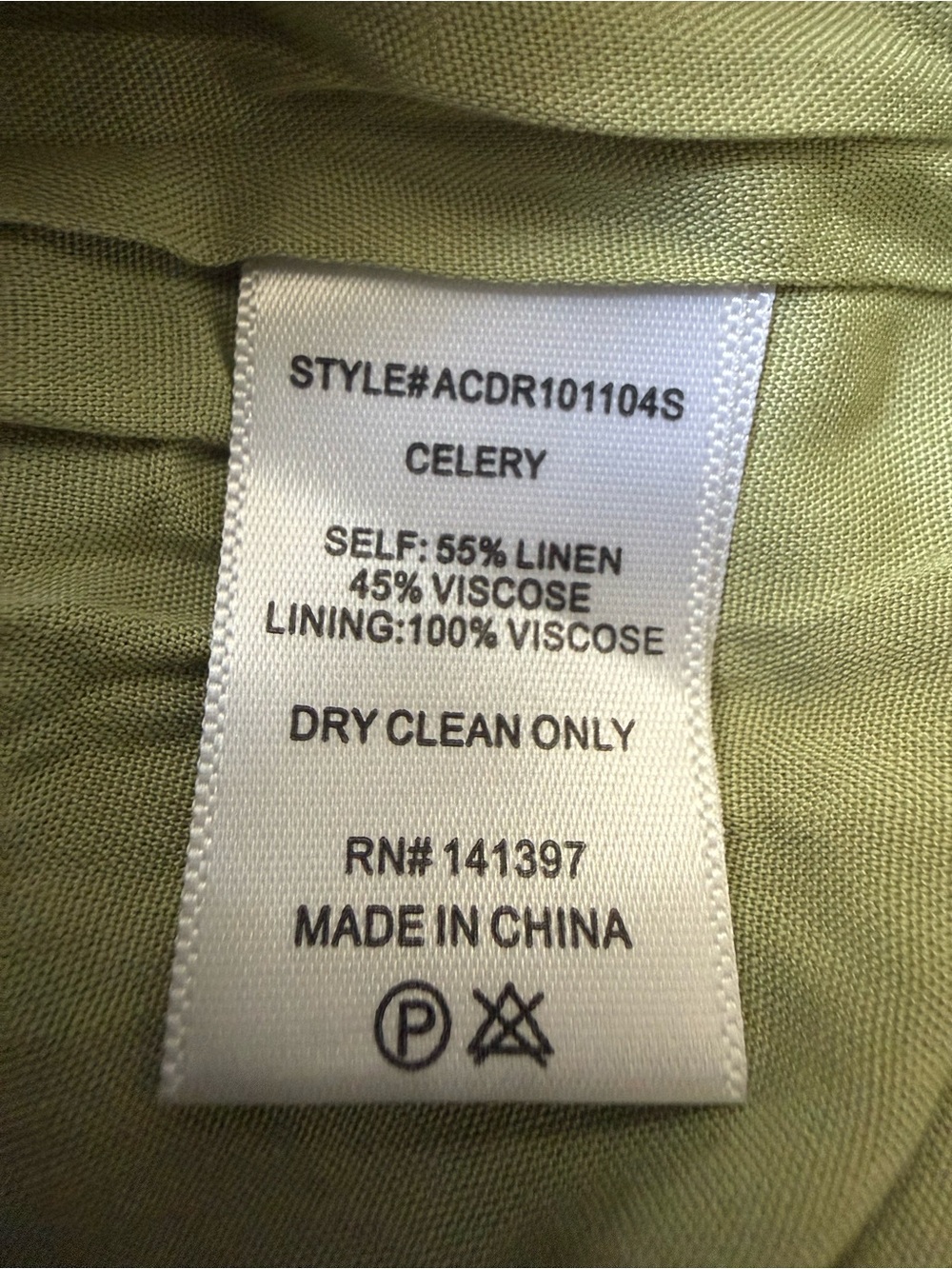 ASTR The Label Marlene Sleeveless Tiered Midi Dress in Celery Green Medium NWOT - Picture 9 of 10